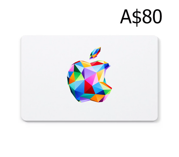 Apple A$80 Gift Card AU