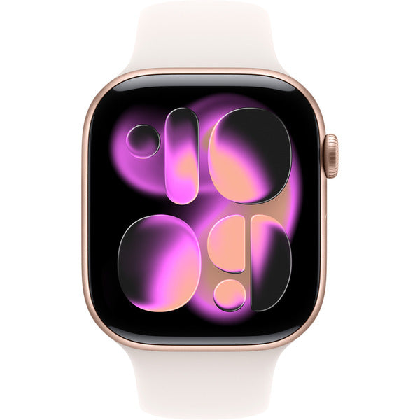 Apple Watch roségold, Aluminium, 46 mm, bracelet sport blassrosa M/L, Cellular - Apple
