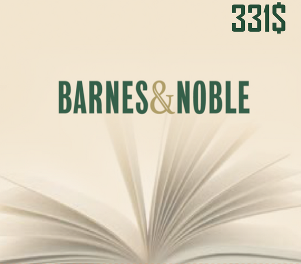 Barnes and Noble $331 Gift Card