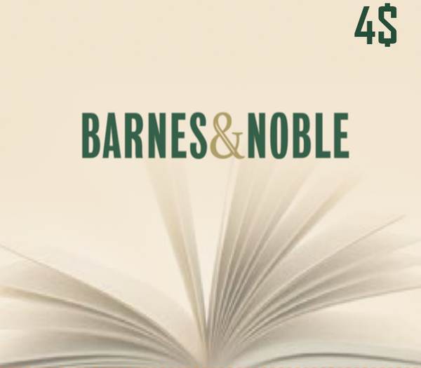 Barnes and Noble $4 Gift Card