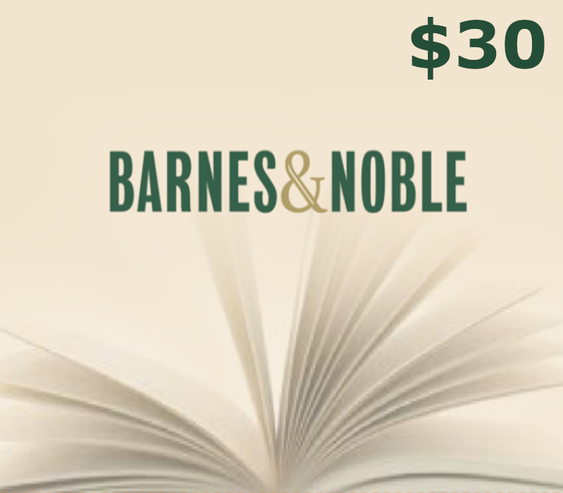 Barnes and Noble $30 Gift Card