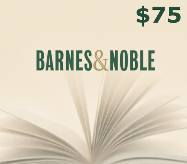 Barnes and Noble $75 Gift Card
