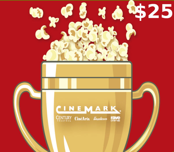 Cinemark Theatres $25 Gift Card
