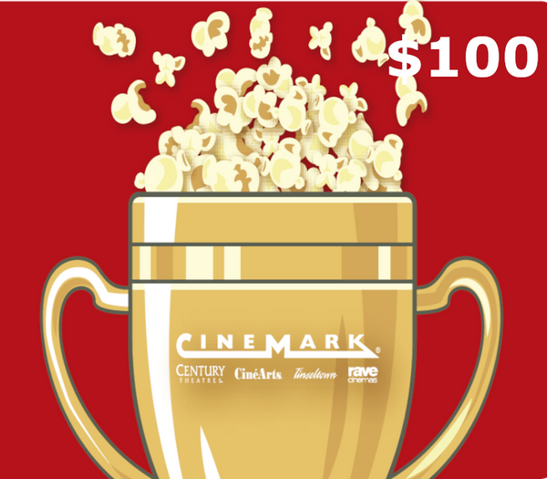 Cinemark Theatres $100 Gift Card