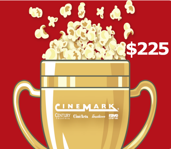 Cinemark Theatres $225 Gift Card