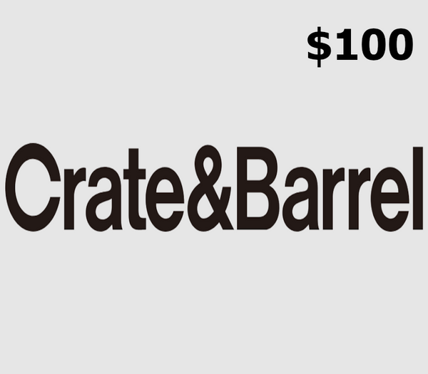 Crate and Barrel $100 Gift Card