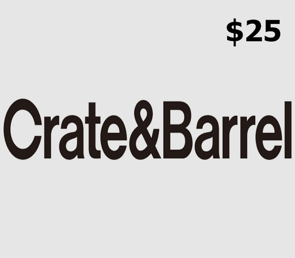 Crate and Barrel $25 Gift Card