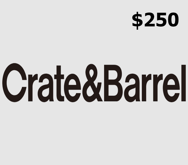 Crate and Barrel $250 Gift Card