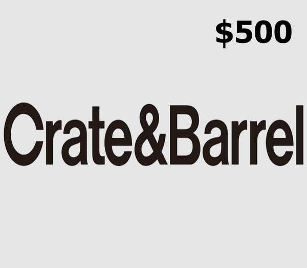 Crate and Barrel $500 Gift Card