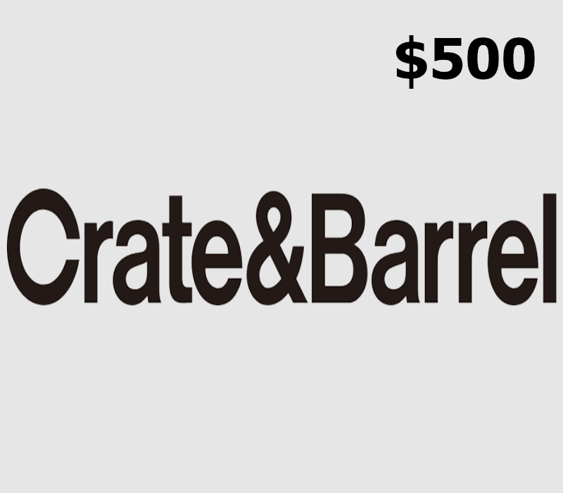 Crate and Barrel $500 Gift Card