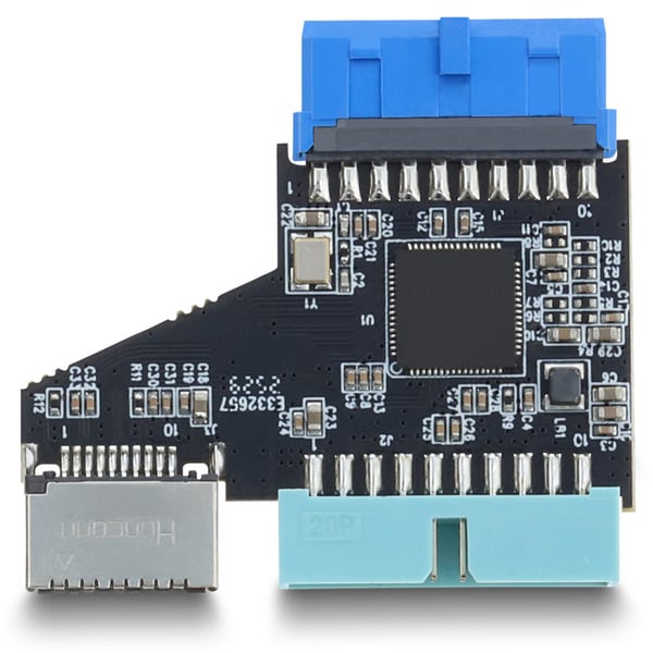 € 12,43 DeLOCK Intern 20 Pin Pfostenbuchse auf 20 Pin Pfostenstecker et Type-E Key A Buchse, Adapter - DeLOCK - vue 2