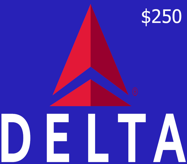 Delta Air Lines $250 Gift Card
