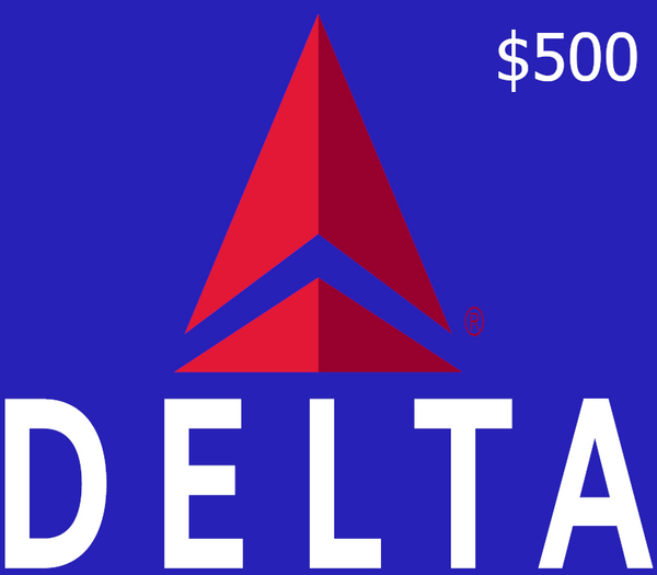Delta Air Lines $500 Gift Card