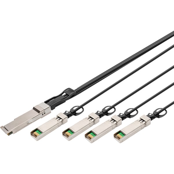 € 42,01 Digitus 40G QSFP+ zu 4XSFP+ Direct Attach câble 1m - Digitus