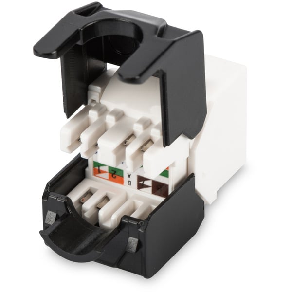 € 1,92 Digitus CAT 6A Keystone-Modul, ungeschirmt, werkzeugfrei - Digitus - vue 2