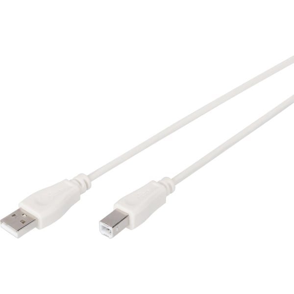 (€ 0,69 / 1 m) Digitus USB 2.0 Anschlusskabel USB-A (Stecker) > USB-B (Stecker) - Digitus