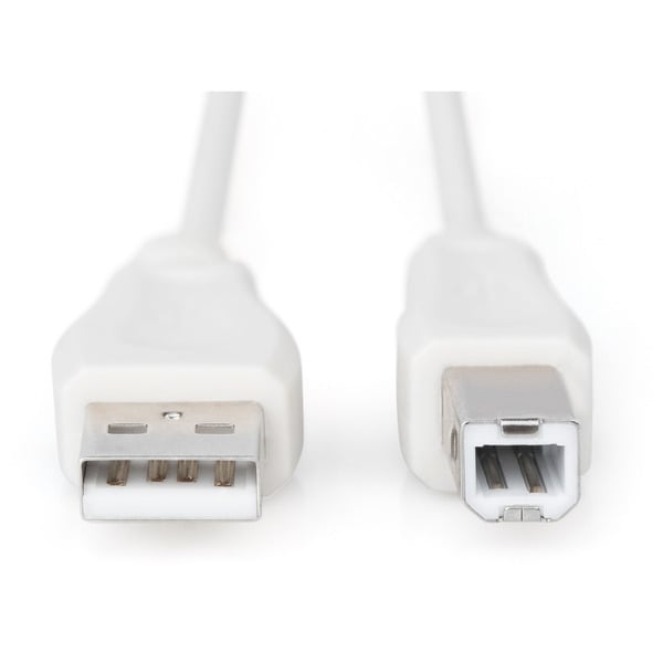 (€ 0,69 / 1 m) Digitus USB 2.0 Anschlusskabel USB-A (Stecker) > USB-B (Stecker) - Digitus - vue 2