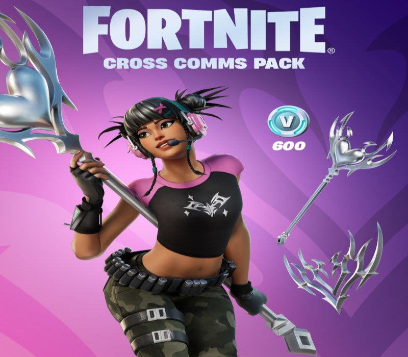 Fortnite - Cross Comms Pack + 600 V-Bucks Challenge DLC AR XBOX One /