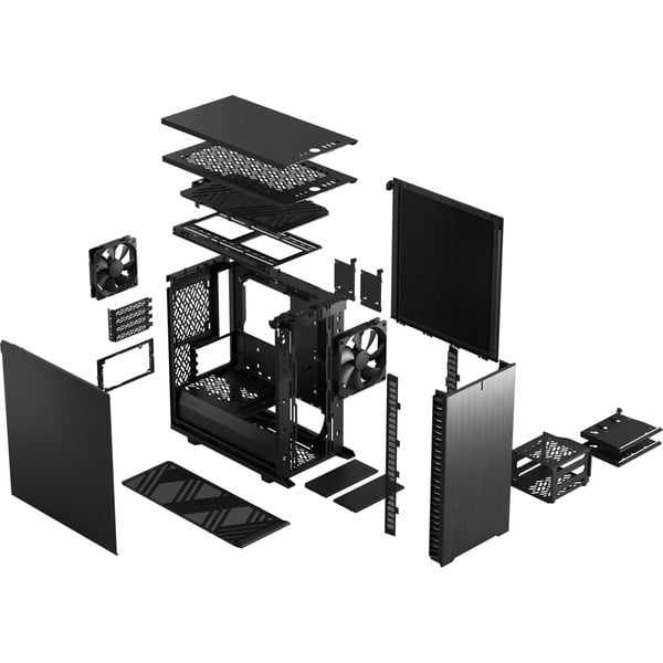 Fractal Design Define 7 Mini Black Solid, Tower-Gehäuse - Fractal Design - vue 13
