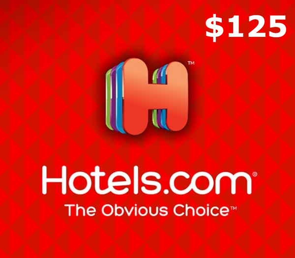 Hotels.com $125 Gift Card