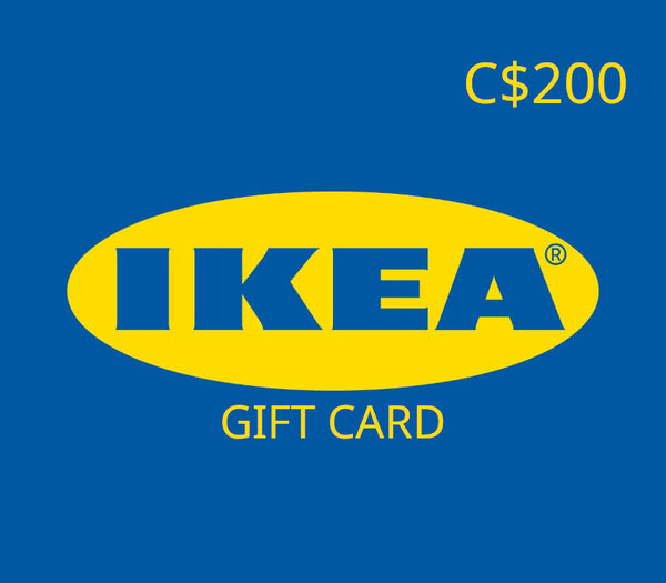 IKEA CAD 200 Gift Card CA