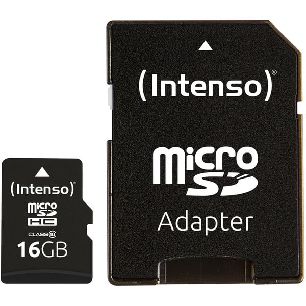 Intenso microSDHC 16 GB, Speicherkarte - Intenso