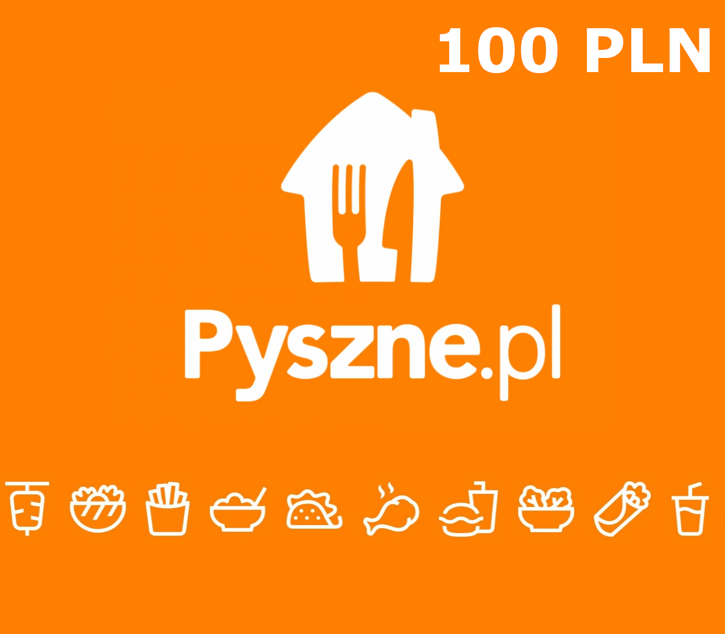 Pyszne.pl 100 PLN Gift Card PL