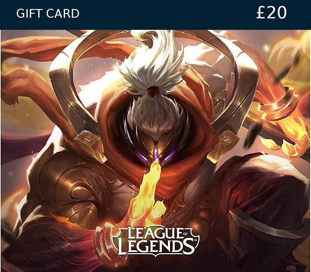 League of Legends 20 GBP Prepaid RP Card