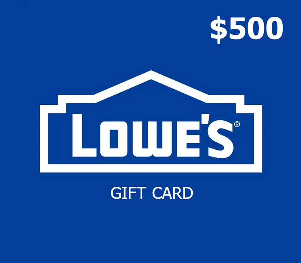 Lowe's $500 Gift Card