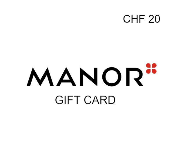 Manor CHF 20 Gift Card CH