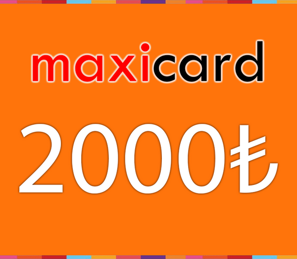 MaxiCard ₺2000 Wallet Card TR