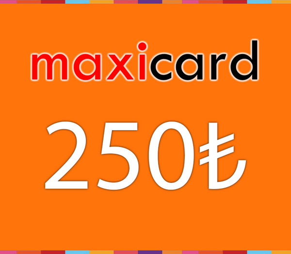 MaxiCard ₺250 Wallet Card TR