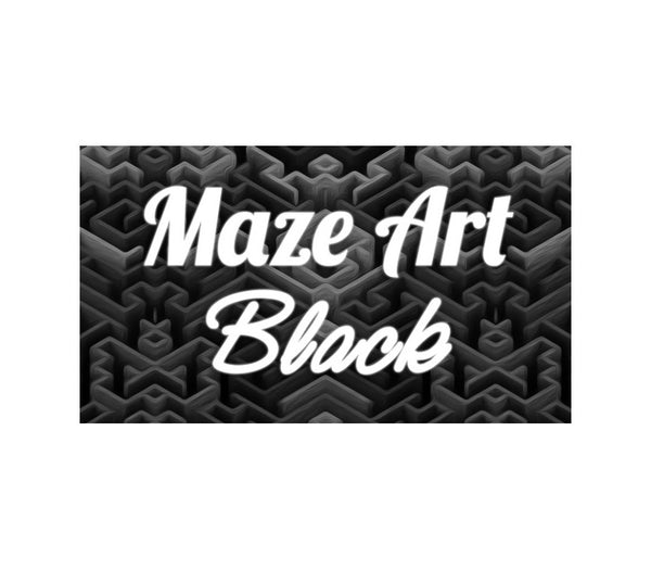Maze Art: Black