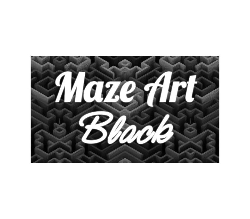 Maze Art: Black