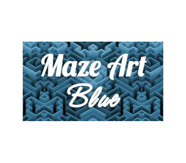 Maze Art: Blue