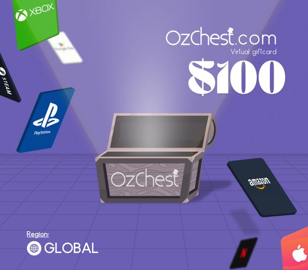Ozchest $100 Gift Card