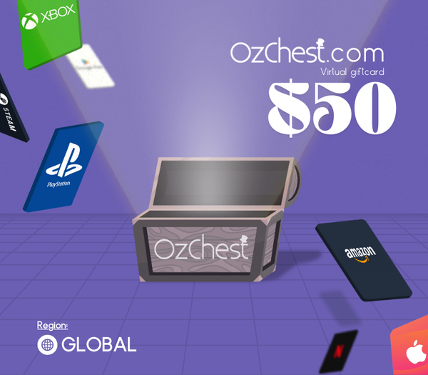 Ozchest $50 Gift Card