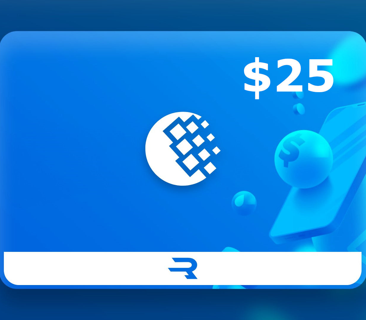 Rewarble WebMoney USD 25 Gift Card