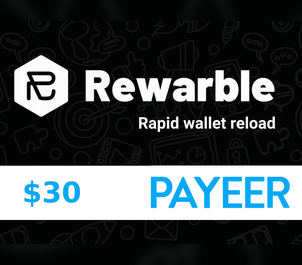 Rewarble Payeer $30 Gift Card