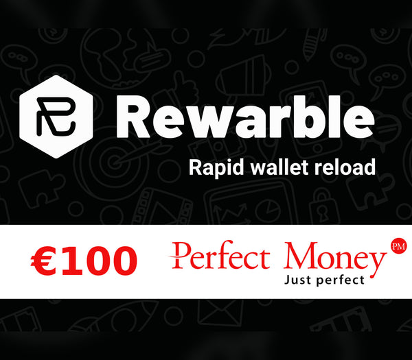 Rewarble Perfect Money EUR 100 Gift Card