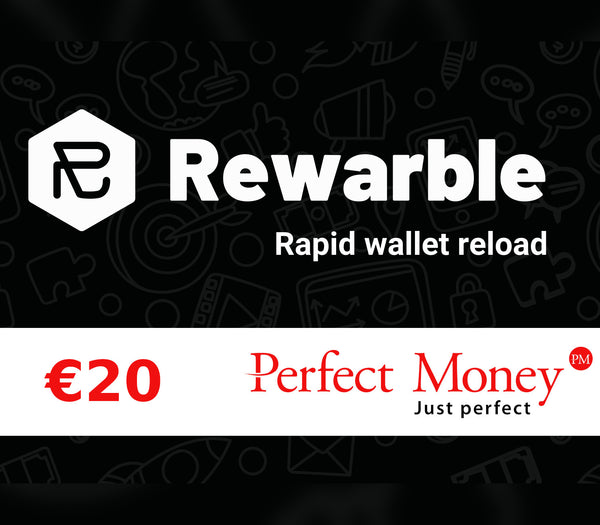 Rewarble Perfect Money EUR 20 Gift Card