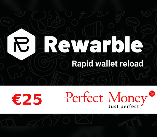 Rewarble Perfect Money EUR 25 Gift Card