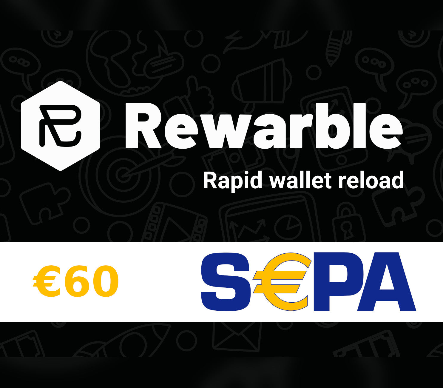 Rewarble SEPA EUR 60 Gift Card