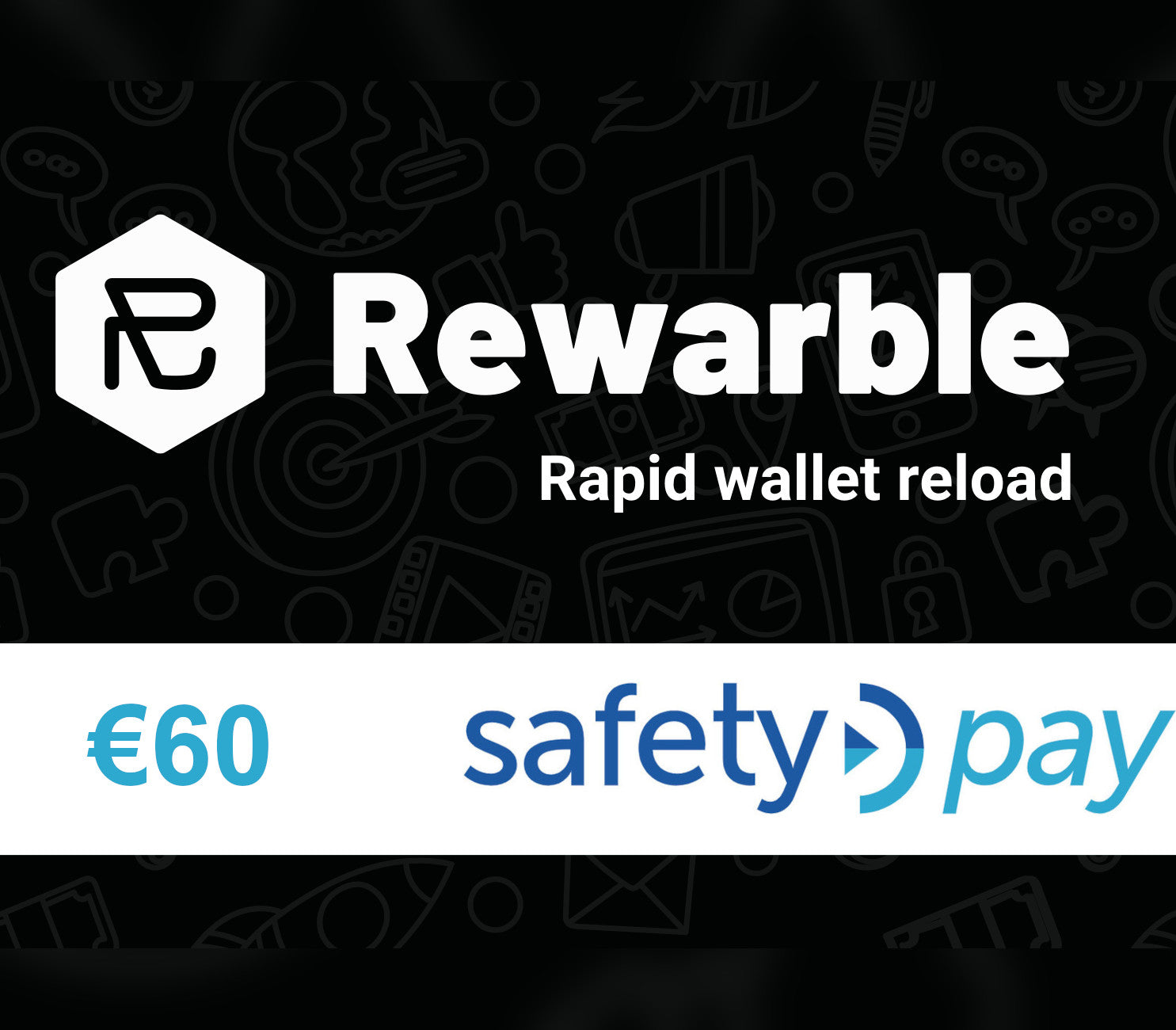 Rewarble SafetyPay €60 Gift Card