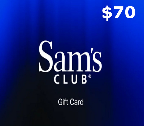 Sam's Club $70 Gift Card