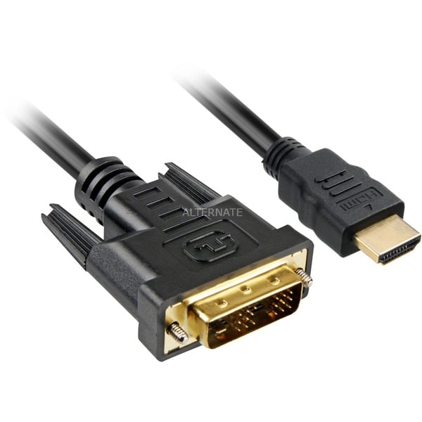 Sharkoon Adapterkabel HDMI > DVI-D (18+1) - Sharkoon