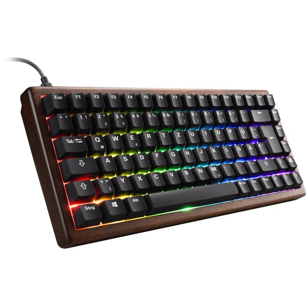 Sharkoon SKILLER SGK50 S3 Wood PBT, clavier gaming - Sharkoon - vue 2