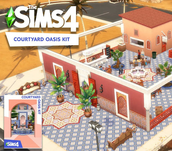 The Sims 4 - Courtyard Oasis Kit DLC