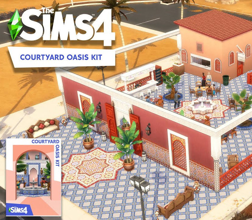 The Sims 4 - Courtyard Oasis Kit DLC