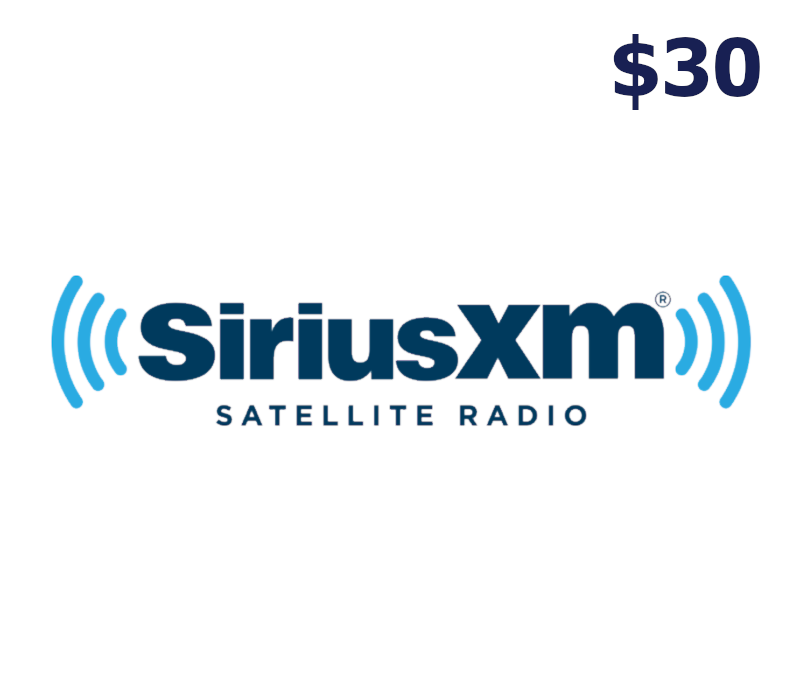 SiriusXM $30 Gift Card